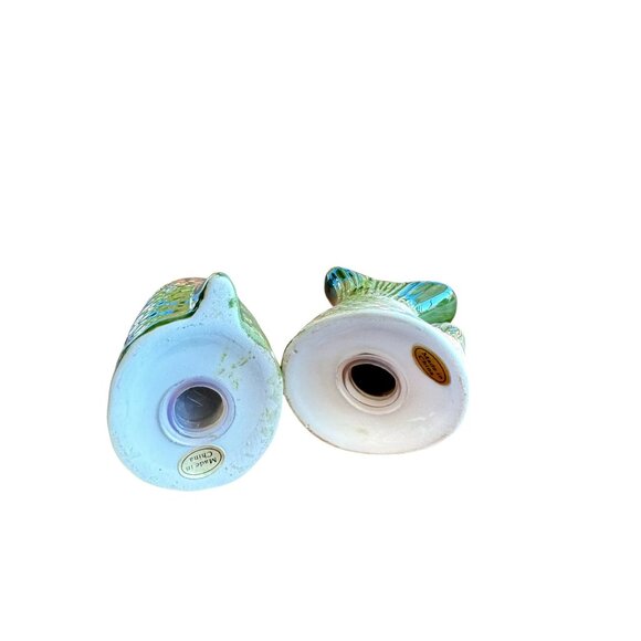 Bass Fish-Shaped Ceramic Salt & Pepper Shaker Set - Picture 3 of 7